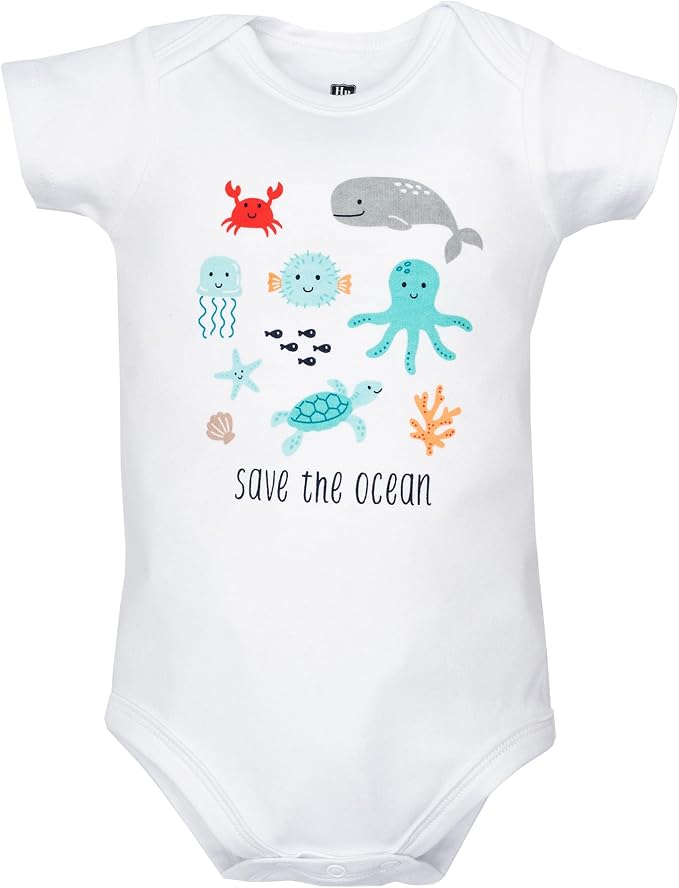 Hudson Baby Unisex Baby Cotton Bodysuits 5-pack - Image 7