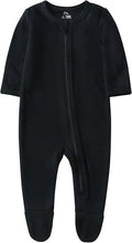 O2 BABY Baby Boys Girls Organic Cotton Zip-Front Sleeper Pajamas, Footed Sleep 'n Play