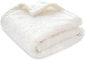 BORITAR 3D Fleece Baby Blanket for Girls 30 x 40 Inch Beige | Soft Fluffy Fuzzy by BORITAR