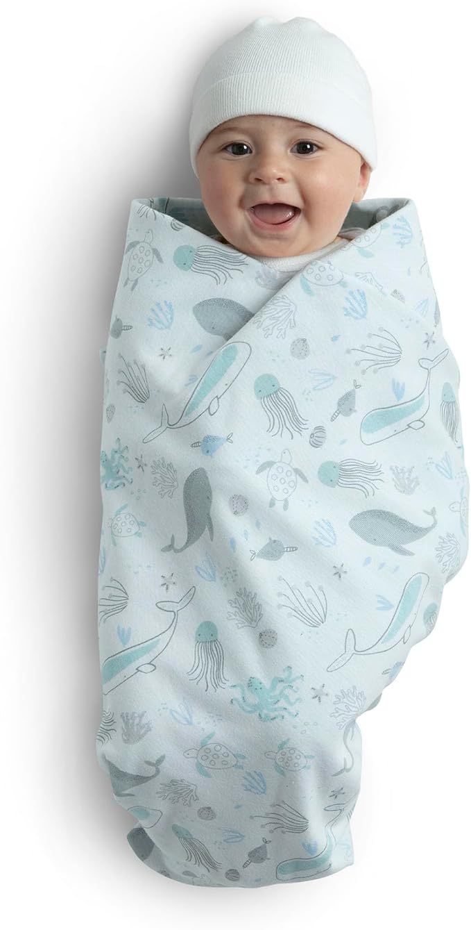 Delta Children 100% Organic Jersey Cotton Baby Receiving Blankets - Image 9