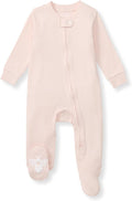 Burt's Bees Baby Girls' Organic Cotton, Sleep and Play Footed Pajamas | Easy by BurtsBeesBaby