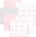 Little Treasure Hudson Baby Cotton Poly Flannel Receiving Blankets Multipack by HudsonBaby