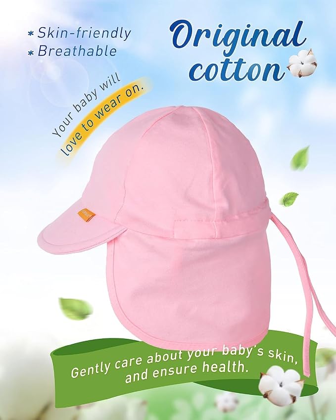 FURTALK Baby Sun Hat UPF 50+ UV Ray Sun Protection Cotton Toddler Hats - Image 4