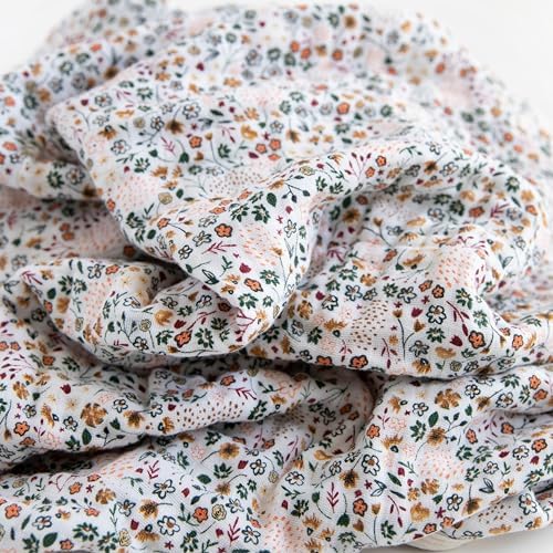 Little Unicorn Muslin Quilt Blanket | 100% Cotton Soft Multi-Layered Muslin - Image 3