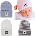 Newborn Baby Hat Infant Caps Baby Boy Girl Toddler Hospital Hats Bow Double by Upeilxd