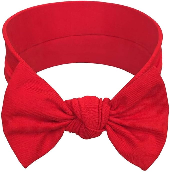 Baby Girl Headbands-Infant, Toddler Cotton Handmade Hairbands by BGBabygiz