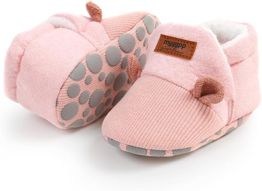 Baby Booties Cozy Fleece Slippers Soft Baby Shoes - Image 7