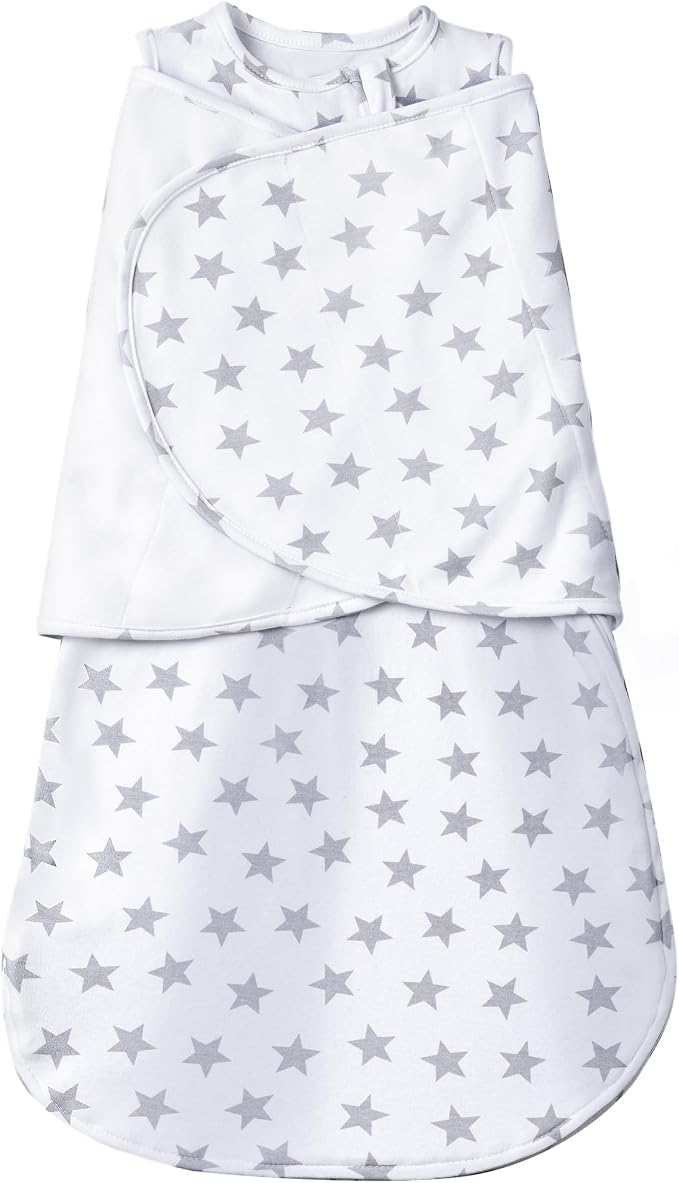 Baby Sleep Sack Swaddle, Swaddles 3-6 Months, 3-Way Adjustable Wearable by AugTwig