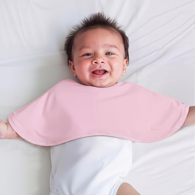 SmoothNovelty 5 Pack Strawberry Baby Burp Cloths Soft Absorbent Burping Rags - Image 5