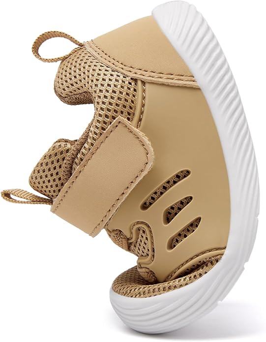 MORENDL Toddler Sneakers Baby Boys & Girls Barefoot Shoes Lightweight Breathable Walking Running Tennis Athletic Sport Shoes