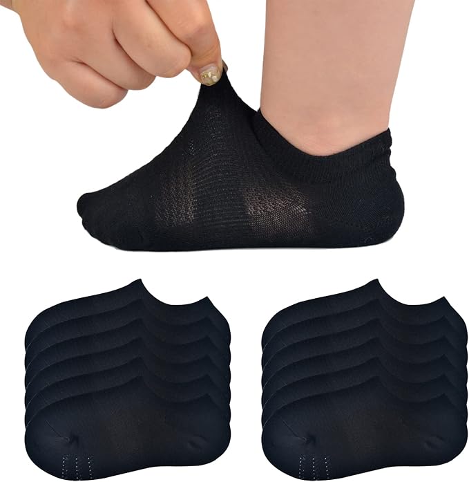 Toddler Little Girls Boys No Show Socks Cotton Low Cut Socks by Jormatt