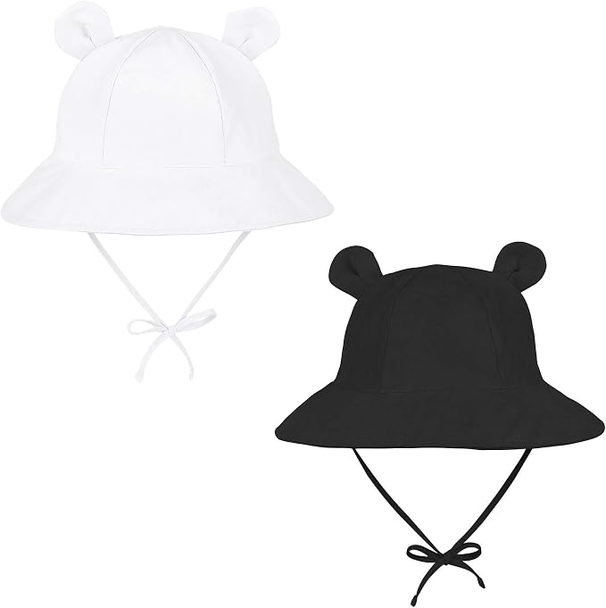 Zando Wide Brim Baby Sun Bucket Hat 0-4T UPF 50+ by ZANDO
