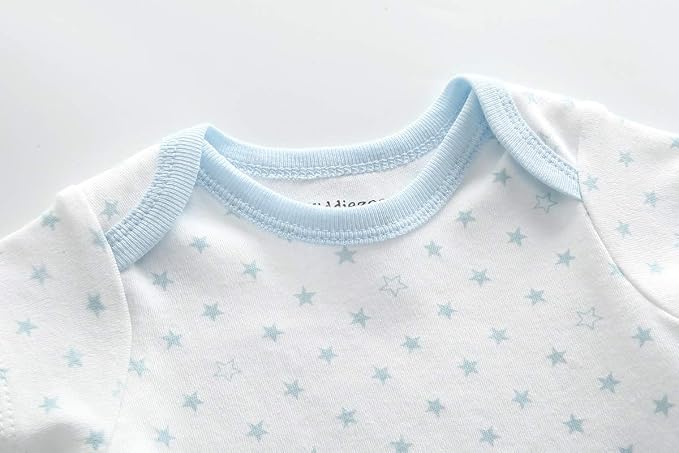 Kiddiezoom Baby Bodysuit Newborn Short Sleeve baby One-Piece Cotton 5-Pack baby - Image 2