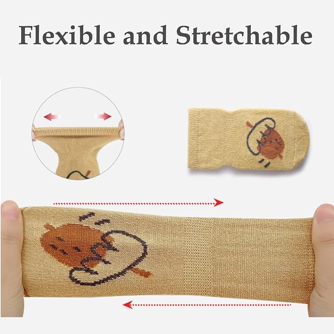 Exegawe Toddler Non Slip Socks, Cute Baby Socks - Image 5