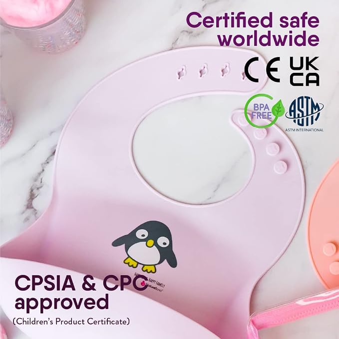 NatureBond Silicone Baby Bibs Easily Wipe Clean - Image 2