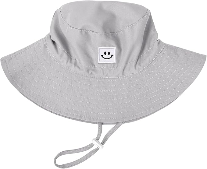 Baby Toddler Sun Hat, Kids Summer UPF 50+ Foldable Beach Bucket Hat by Bucaum