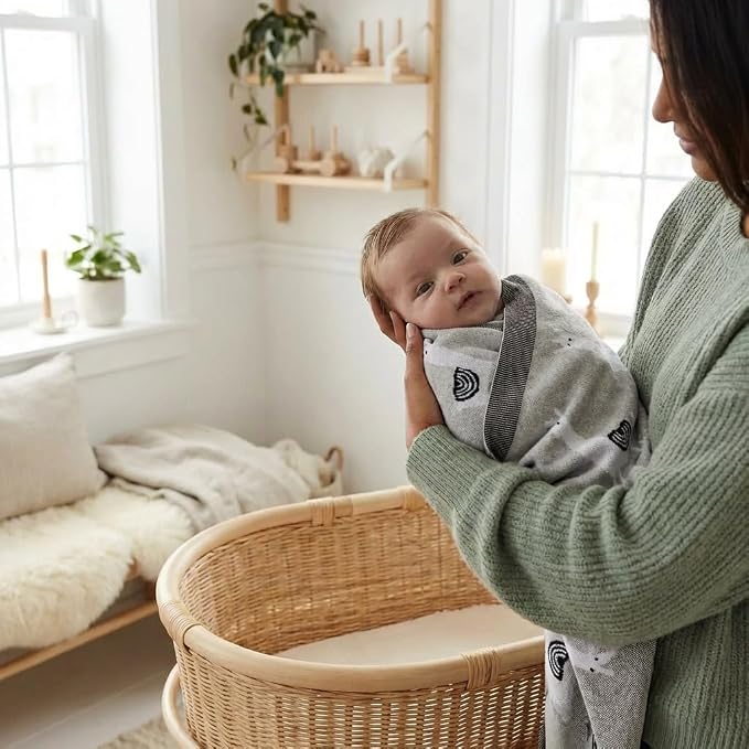 Knit Baby Swaddle Blanket - Image 8