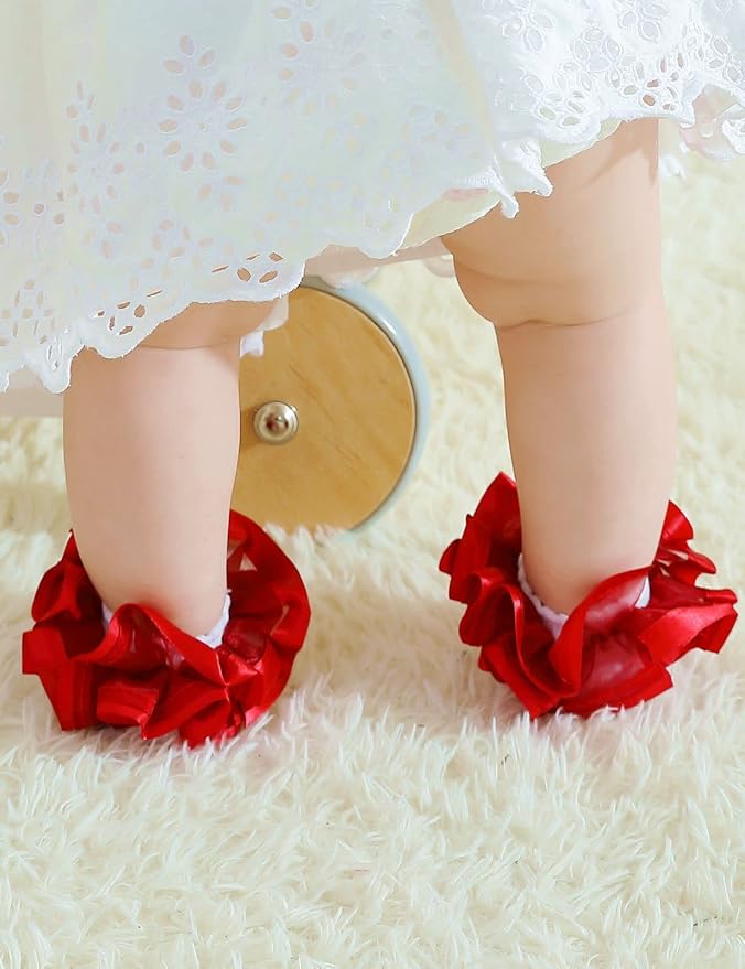 PrinceSasa Little Baby Girl Princess Lace Ruffles Socks Set - Image 3