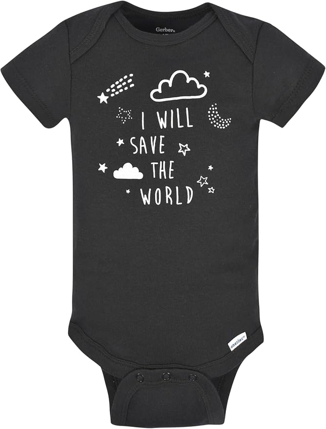 Gerber Baby Boys 8-Pack Short Sleeve Onesies Bodysuits - Image 3