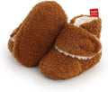 Baby Booties Cozy Fleece Slippers Soft Baby Shoes by GDSDYM