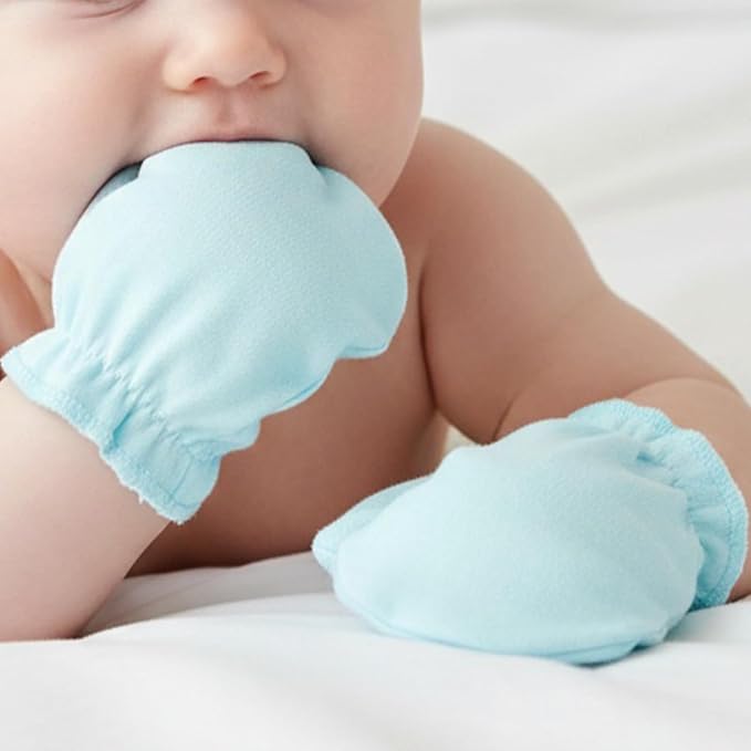 9 Pairs Baby Mittens No Scratch Newborn Infant Toddler Mittens Cotton Soft - Image 5