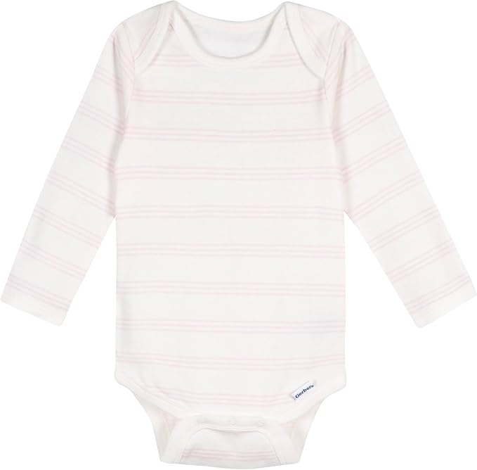 Gerber Baby Girls' 6-pack Long-sleeve Onesies Bodysuits - Image 3