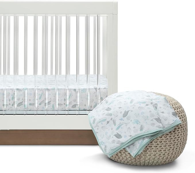 Delta Children 100% Organic Jersey Cotton Baby Receiving Blankets - Image 13
