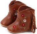 HsdsBebe Baby Boys Girls Western Cowboy Boots Infant Moccasins High Top Booties by HsdsBebe