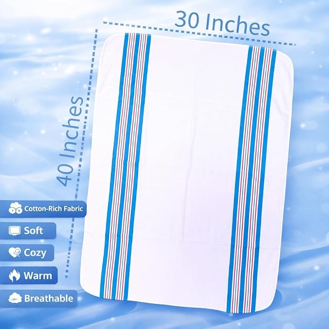 Vakly Hospital Receiving Baby Blankets Soft Flannel Nursery Swaddle - Image 3