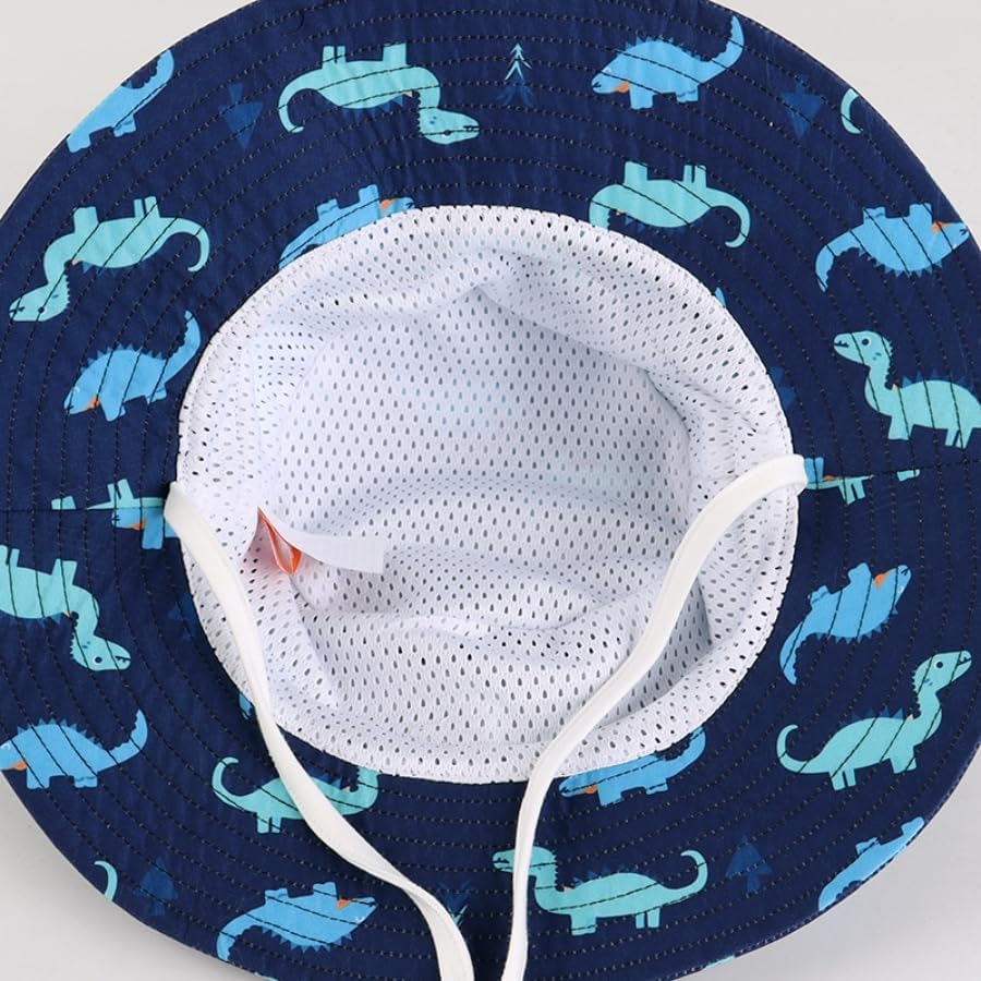 LANGZHEN Sun Protection Hat for Kids Toddler Boys Girls Wide Brim Summer - Image 7