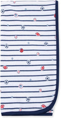 Little Me Clothes for Baby Boys' Sports Star Swaddling Receiving Blanket by LittleMeChildrensApparel