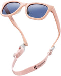 COCOSAND Flexible Baby Sunglasses with Strap Polarized UV Protection for Toddler Infant Newborn Boy Girl Age 0-24 Months
