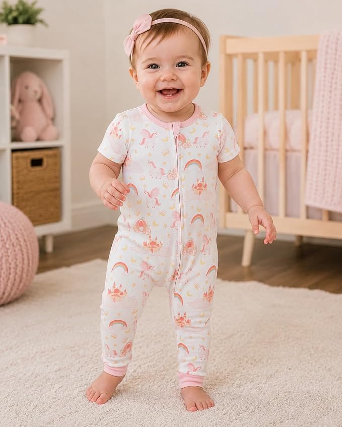 GUISBY Baby Cotton Footless Zipper Pajamas | 100% Cotton Comfort, Easy Zipper - Image 5