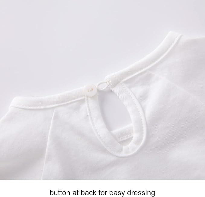 pureborn Baby Girls Boys Bodysuit One-Piece Romper 0-24 Months - Image 4