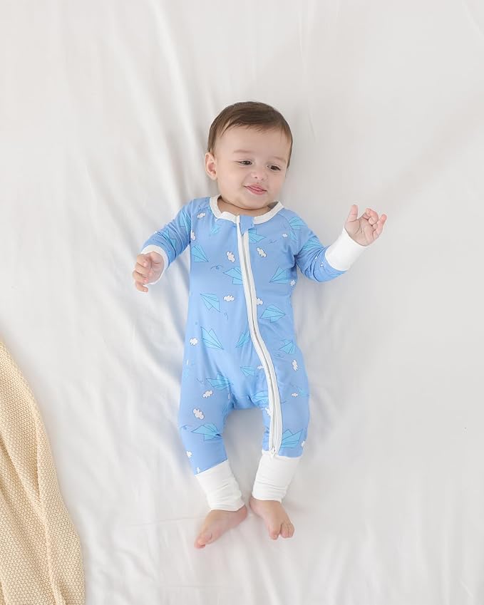 GUISBY Baby Footless Pajamas, Rayon of Bamboo, NB-2T | Rayon of bamboo softness - Image 5