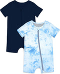 Jimonda Baby Rompers Cotton Boys Girls Short Sleeve Sleepers Pajamas Pjs | Two by JimondaBaby