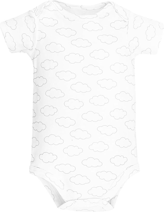 Hudson Baby Unisex Baby Cotton Bodysuits 5-Pack - Image 6