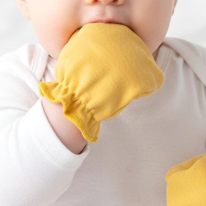9 Pairs Baby Mittens No Scratch Newborn Infant Toddler Mittens Cotton Soft - Image 6