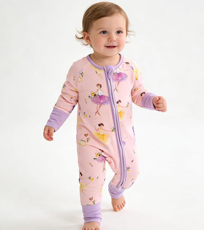 Baby Viscose of Bamboo Convertible Footie Pajamas - Image 3