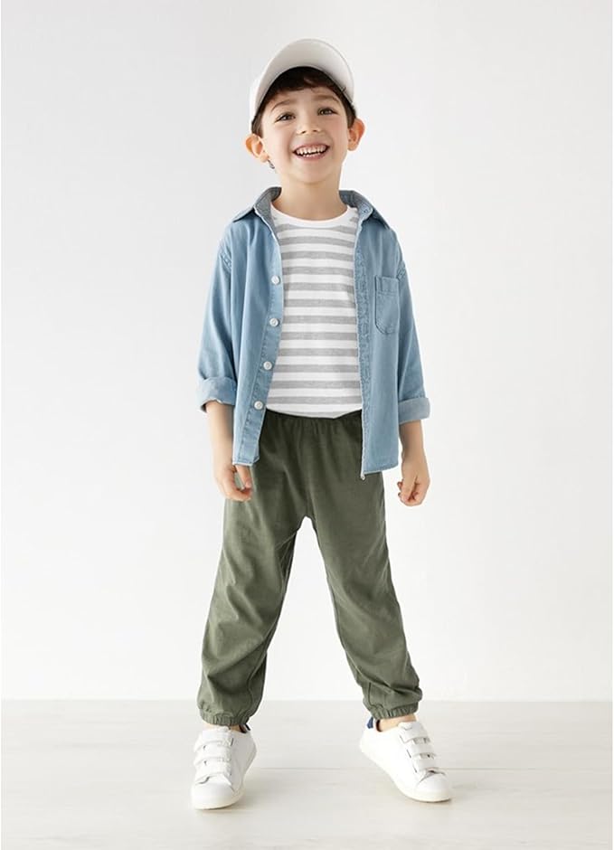 Toddler Boys Pants 3 Pack Soft Cotton Long Bloomers Kids Summer Fall Boy Casual Joggers Pant