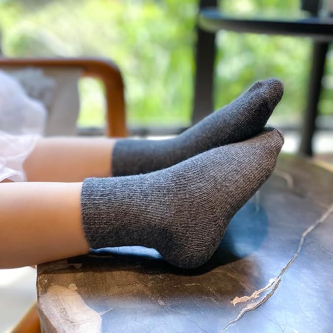 Baby Toddlers Crew Socks with Non-Slip Grip 12 Pack Cotton Stretch Socks | Soft - Image 4