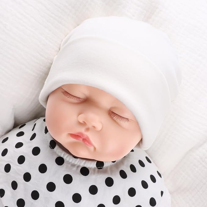 Bamery Cotton Baby Girl Hat Preemie Boys Beanie Newborn Hospital Hats Winter - Image 5