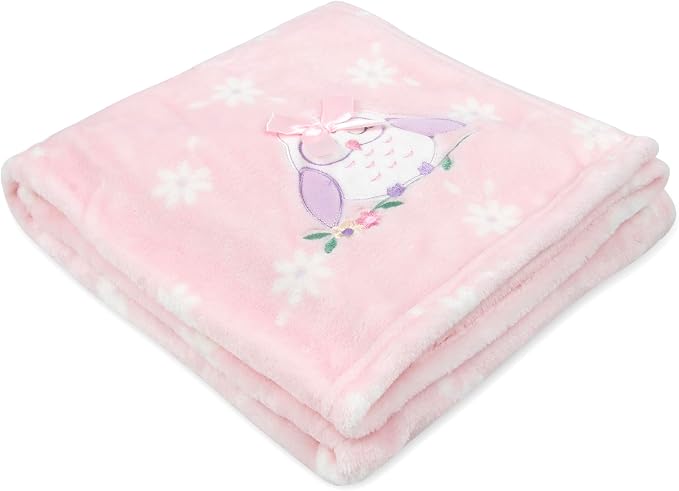 Plush Fleece Throw and Receiving Baby Blankets - Image 2
