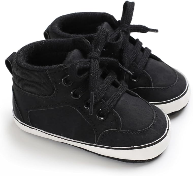 Baby Boys Girls Booties Fleece Anti-Slip Soft Sole Boots Toddler First Walker by AKINGIO