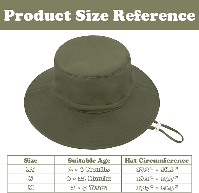 Sarfel Baby Sun Hat Summer Baby Boy Hats UPF 50+ Sun Protection Toddler Hat - Image 7