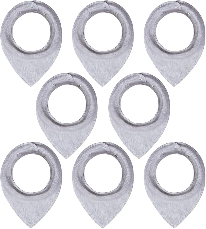 Cotton Bandana Drool Bibs for Baby Girl Boys for Drooling and Teething for 8 by maiwa