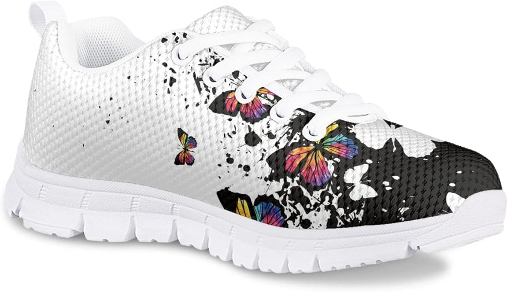 MARSVOVO First Shoes for Walking Boy Girl Athletic Lightweight Flexible Lace-up Breathable Running Shoes Casual Classic Comfortable Non Slip Play Sport Learning to Walk Toddler Girl Sneakers