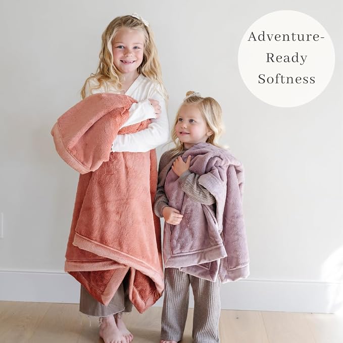 Saranoni Luxury Kids Blanket Ultra Soft Plush Teen Blanket Clay 40x60 | - Image 4
