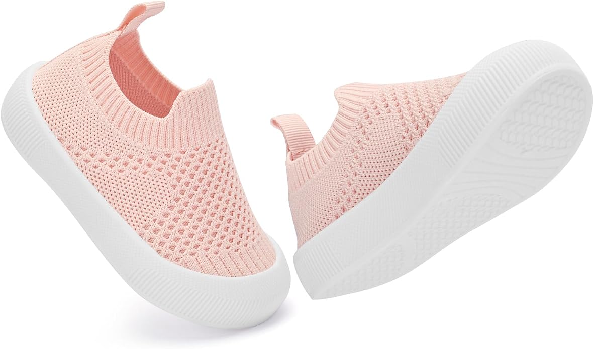 BACSAC Baby Toddler Unisex Infant Shoes Boys Girls Beige Mesh Breathable - Image 5