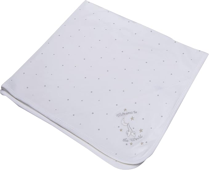 Little Me unisex baby nursery swaddling blankets, One Size US - Image 4
